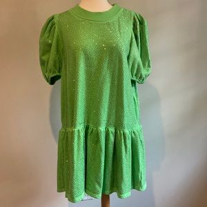 Queen of Sparkles jeweled mini dress / Size L